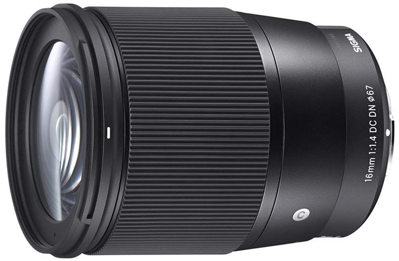 Sigma 16mm f1.4 lens