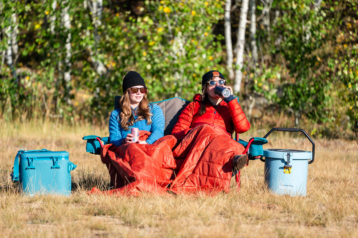 Camping chair (two people in Kelty Low Loveseat)
