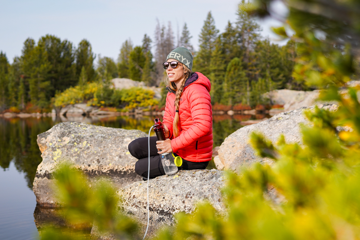 Testing down jackets in the Wind River Range