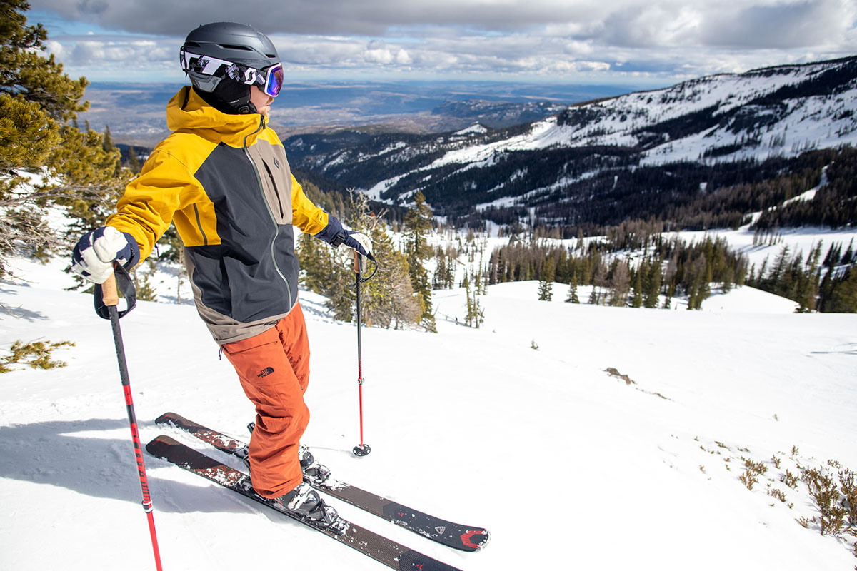 ​​The North Face Freedom Insulated ski pants (overlooking run)