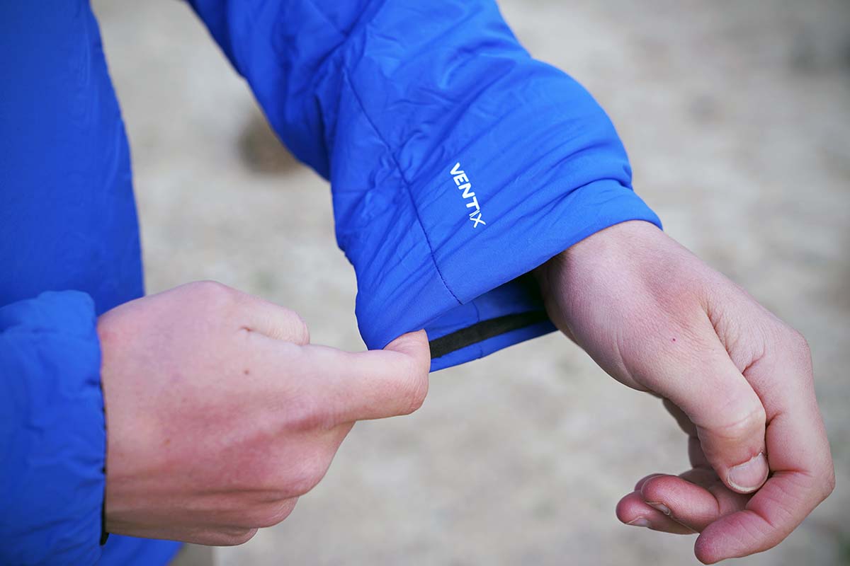 The North Face Ventrix Hoodie synthetic insulated jacket (elastic cuff)