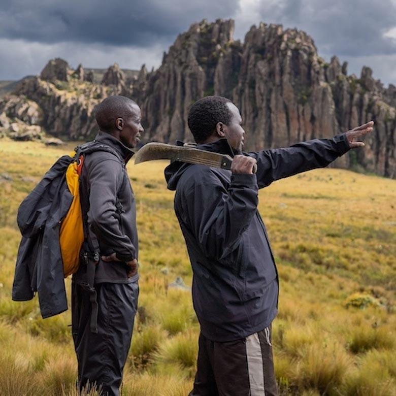 Overlooking the Dragon's Teeth in the Kenya Aberdare Range